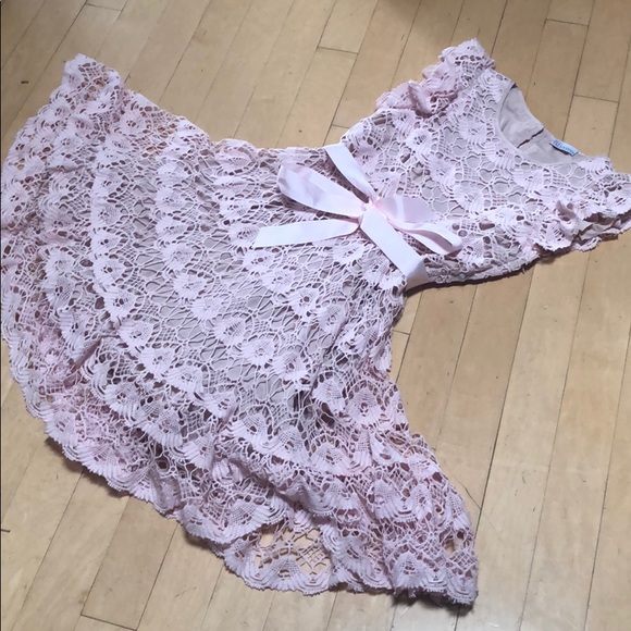 pink slip dress lace Loveshackfancy - Amarissa Lace Slip Dress main image 0